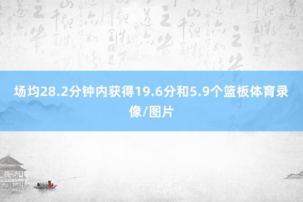 场均28.2分钟内获得19.6分和5.9个篮板体育录像/图片