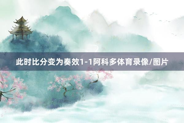 此时比分变为奏效1-1阿科多体育录像/图片