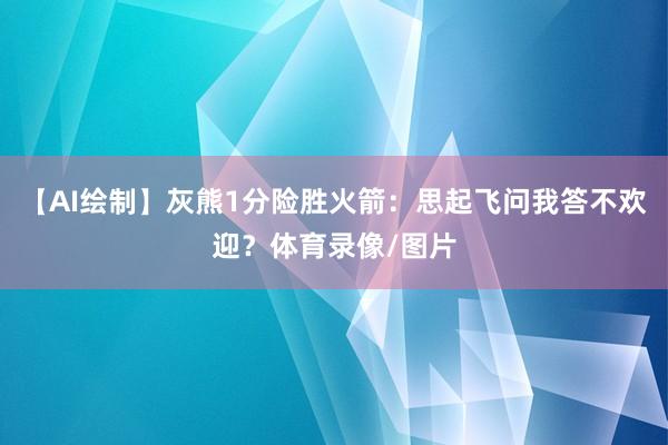 【AI绘制】灰熊1分险胜火箭：思起飞问我答不欢迎？体育录像/图片