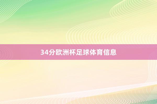 34分欧洲杯足球体育信息