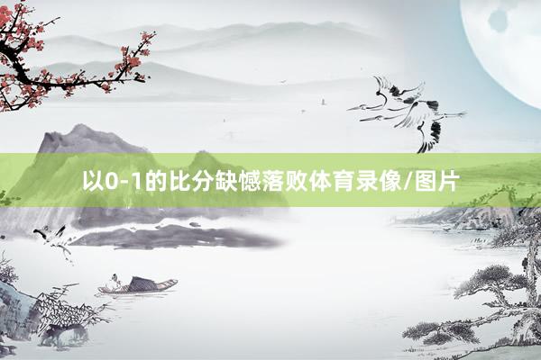 以0-1的比分缺憾落败体育录像/图片