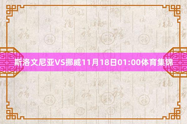 斯洛文尼亚VS挪威11月18日01:00体育集锦