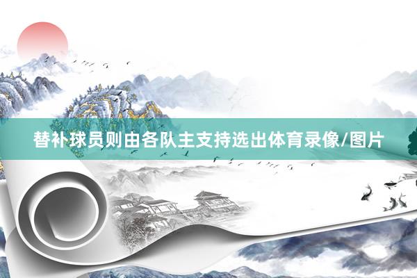 替补球员则由各队主支持选出体育录像/图片