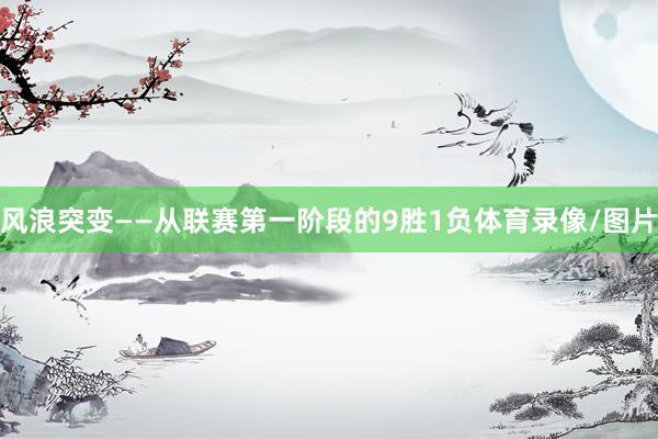 风浪突变——从联赛第一阶段的9胜1负体育录像/图片