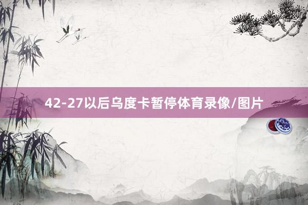42-27以后乌度卡暂停体育录像/图片