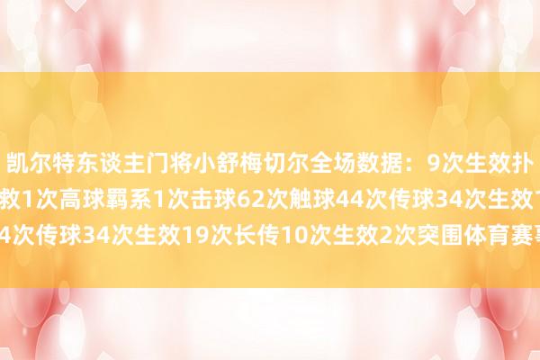 凯尔特东谈主门将小舒梅切尔全场数据:9次生效扑救4次禁区内射门扑救1次高球羁系1次击球62次触球44次传球34次生效19次长传10次生效2次突围体育赛事直播