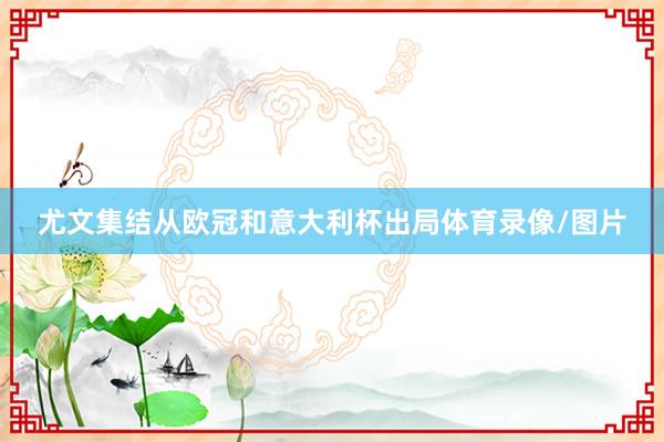尤文集结从欧冠和意大利杯出局体育录像/图片