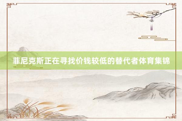 菲尼克斯正在寻找价钱较低的替代者体育集锦