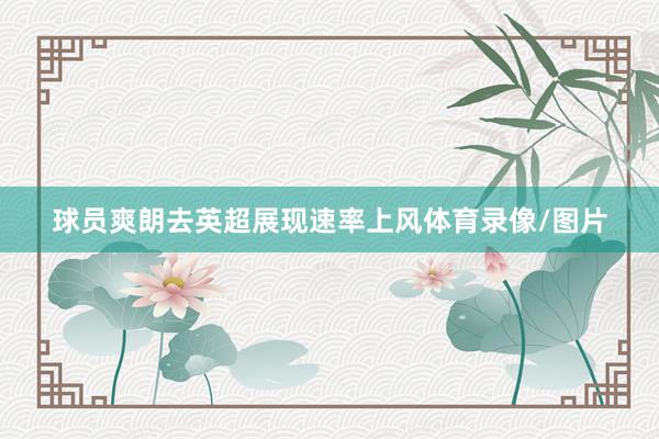 球员爽朗去英超展现速率上风体育录像/图片