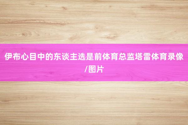 伊布心目中的东谈主选是前体育总监塔雷体育录像/图片