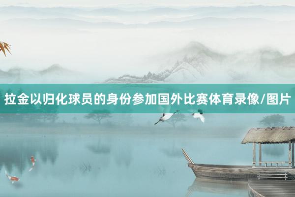 拉金以归化球员的身份参加国外比赛体育录像/图片
