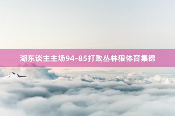 湖东谈主主场94-85打败丛林狼体育集锦