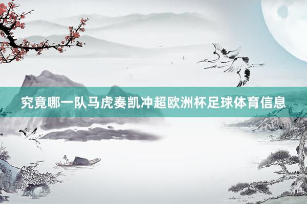 究竟哪一队马虎奏凯冲超欧洲杯足球体育信息