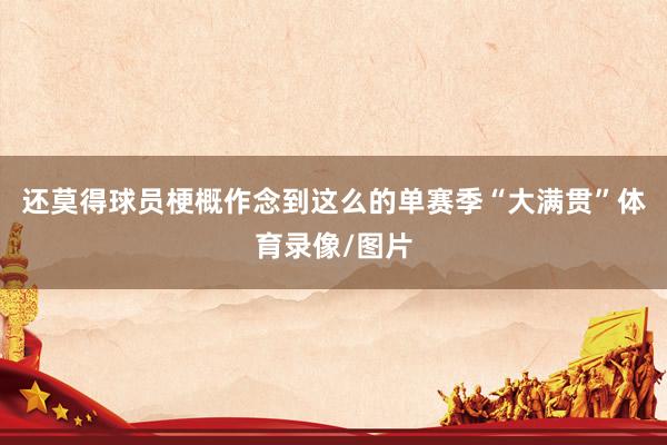 还莫得球员梗概作念到这么的单赛季“大满贯”体育录像/图片
