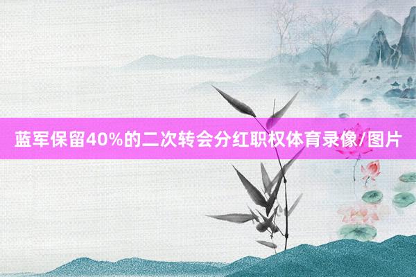 蓝军保留40%的二次转会分红职权体育录像/图片