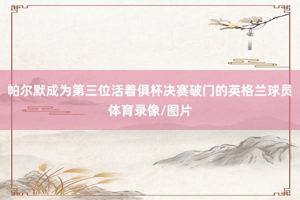 帕尔默成为第三位活着俱杯决赛破门的英格兰球员体育录像/图片