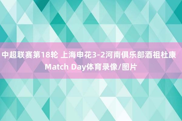 中超联赛第18轮 上海申花3-2河南俱乐部酒祖杜康 Match Day体育录像/图片